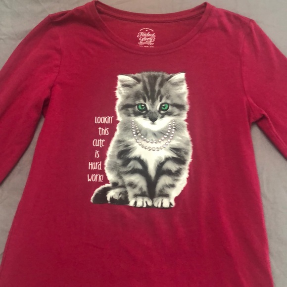 “lookin this cute..” long sleeve T-shirt - Picture 1 of 2